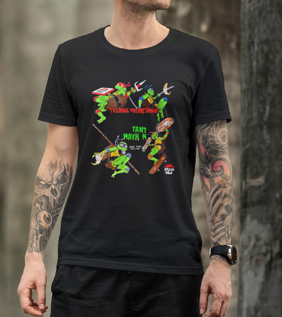 Teenage Mutant Ninja Turtles Mutant Mayhem See The Movie Pizza Hut T-Shirt