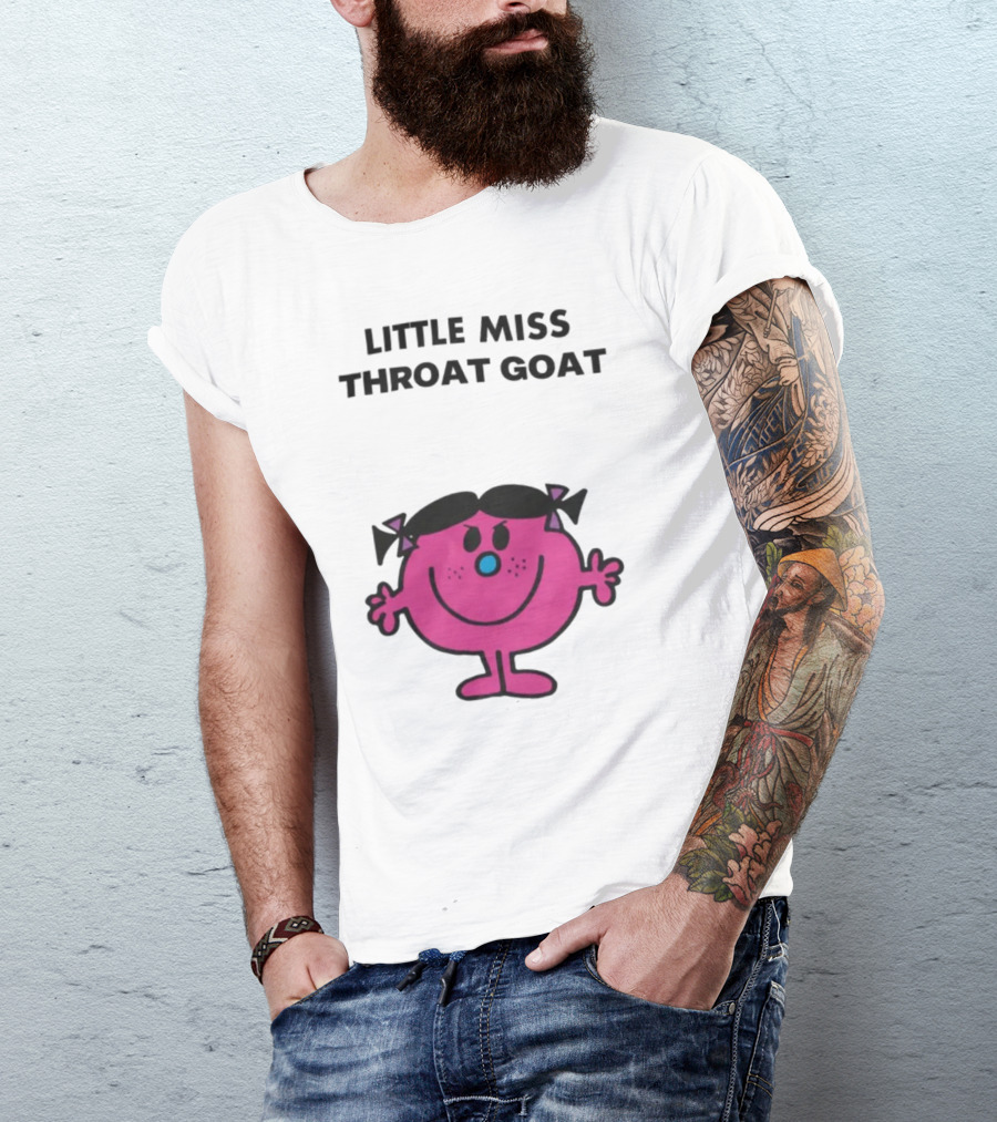 Little Miss Throat Goat Mr. Men T-Shirt