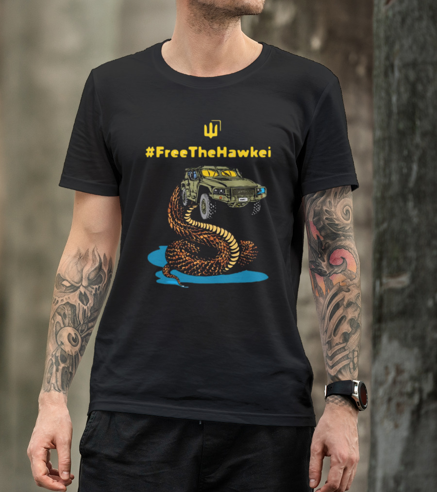 FreeTheHawkei Military Vehicle Coiled Snake T-Shirt