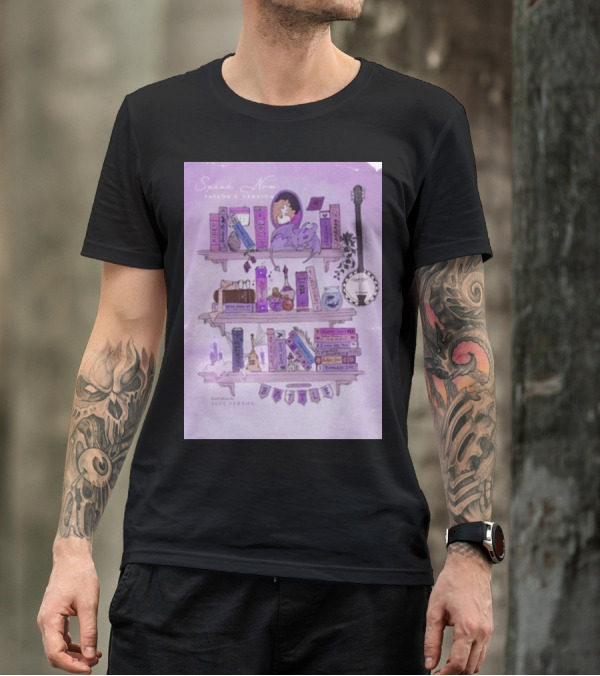 Bookshelf Of Speak Now Taylor's Version Illustrated By Alfie Vernon T-Shirt