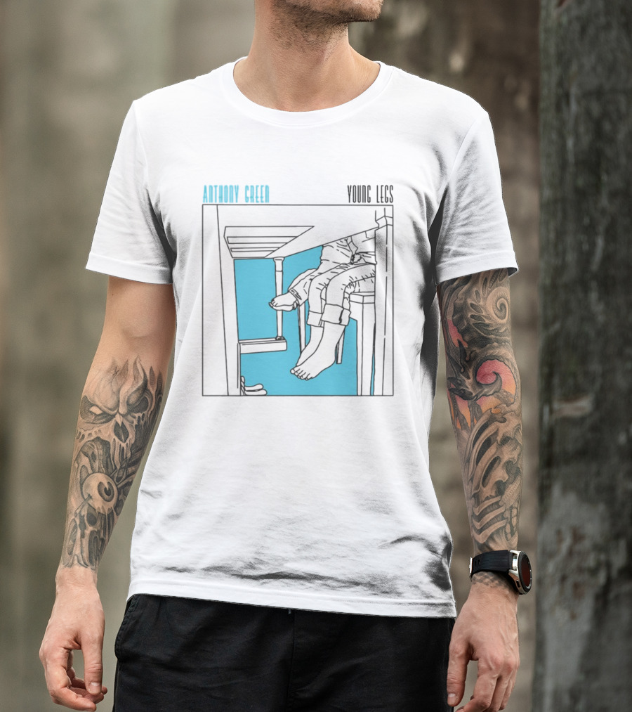 Anthony Green Young Legs Blue Chair T-Shirt