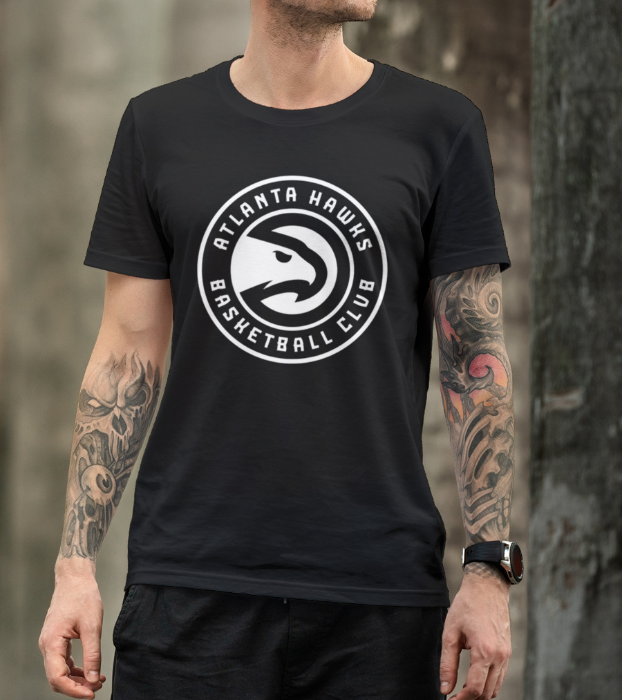 Atlanta Hawks Basketball Club Logo New T-Shirt