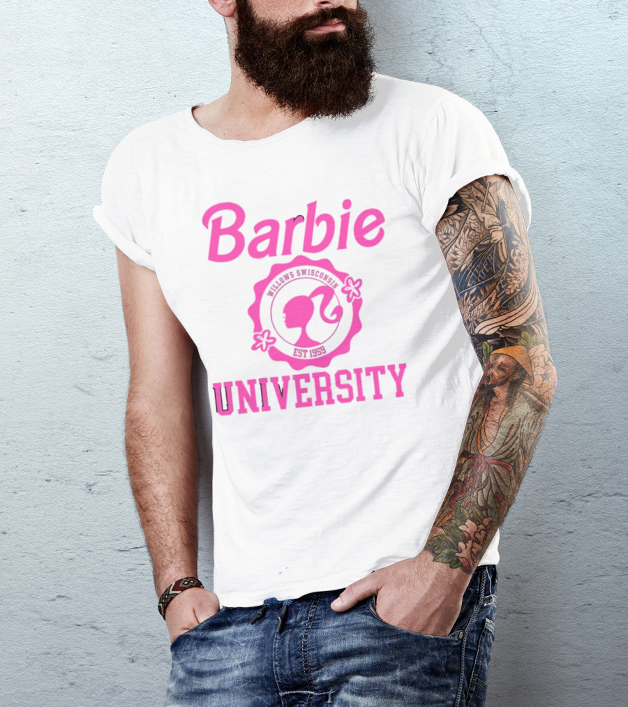 Barbie University Willows Wisconsin Est 1959 T-Shirt
