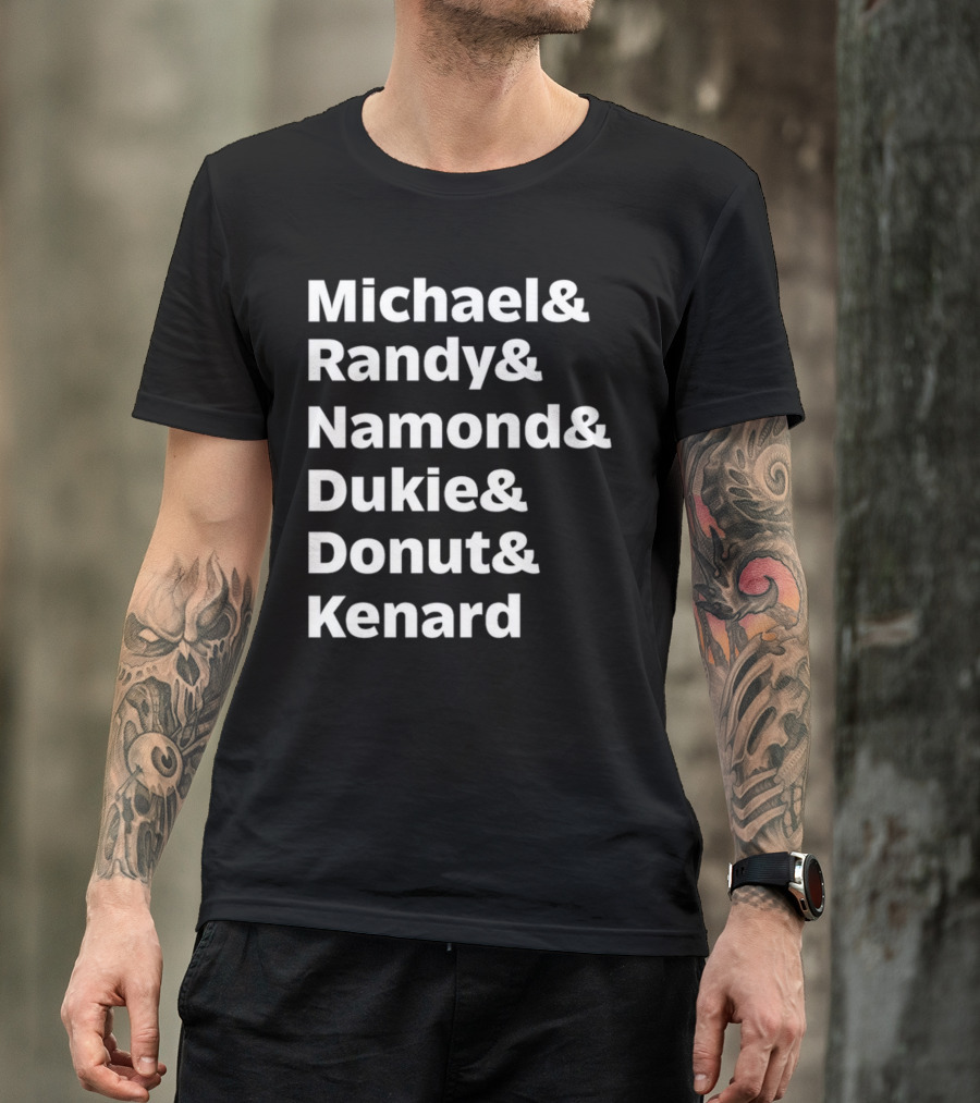 Michael Randy Namond Dukie Donut Kenard The Wire Characters T-Shirt