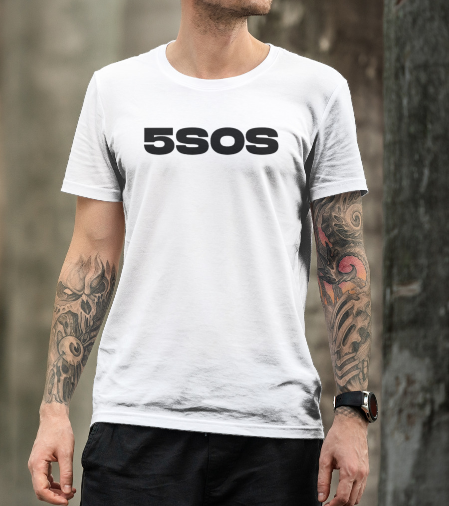 5SOS Essential Black T-Shirt