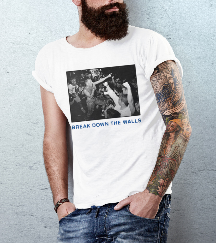 Youth Of Today Break Down The Walls Hardcore Punk Concert Energy T-Shirt