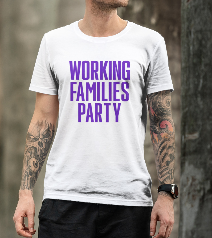 Working Families Party Bold Purple T-Shirt