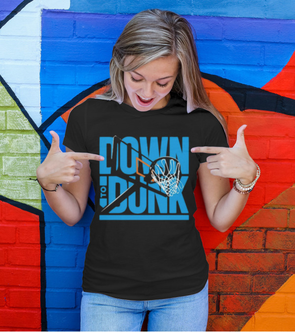 Dave Abbott Down To Dunk Basketball Hoop T-Shirt