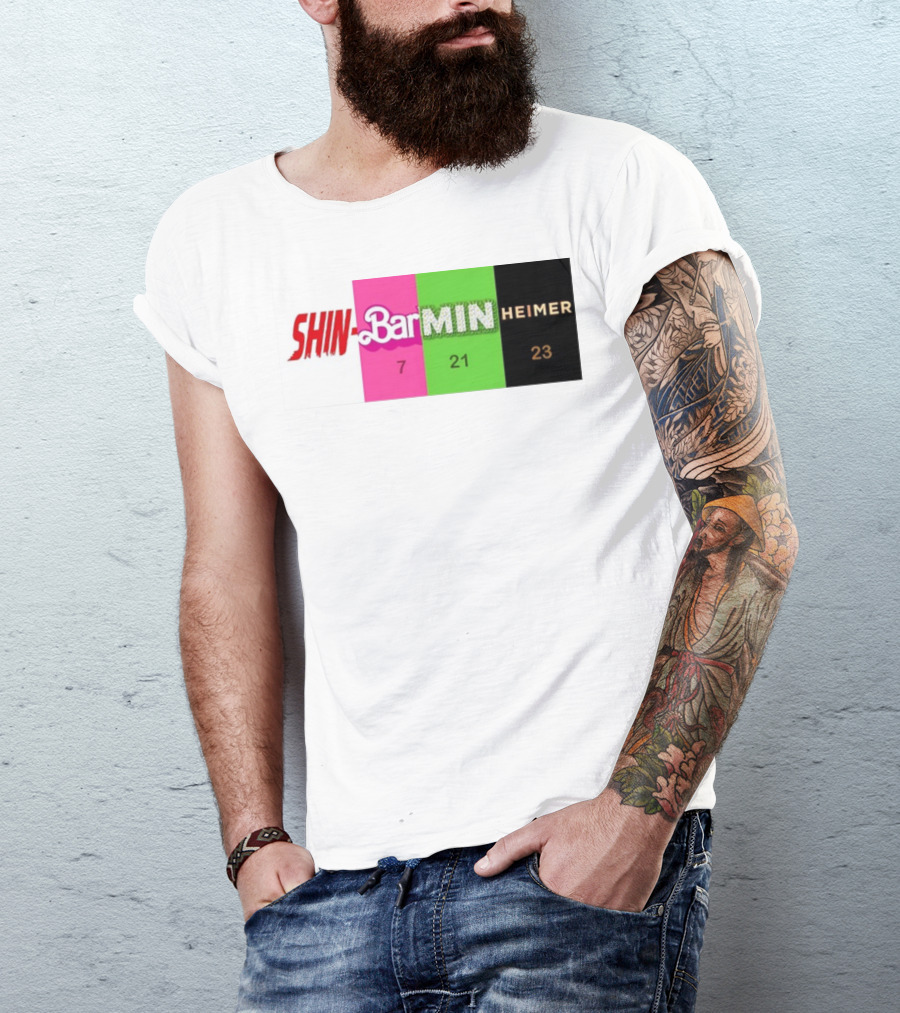 SHIN BARBIE MINIONS OPPENHEIMER 7 21 23 T-Shirt