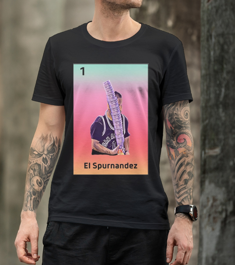 1 San Antonio El Spurnandez Bexar County Social Niosa T-Shirt