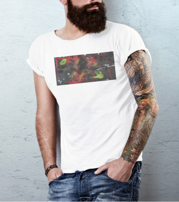 Arca1000000 7Ss Abstract Vibrant Color Display T-Shirt