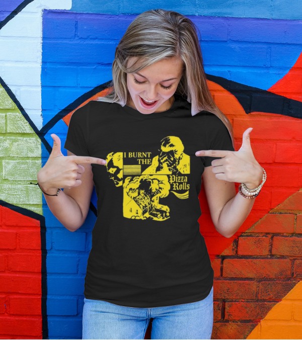 Freddytylerpaul I Burnt The Pizza Rolls Retro Comic T-Shirt