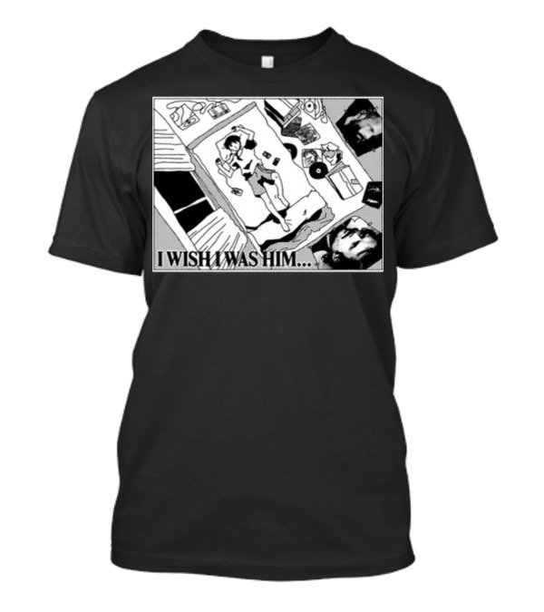 I Wish I Was Him Manga Style Bedroom Scene Father John Misty T-Shirt