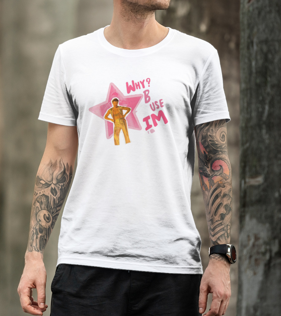 Suenshoe Why B Use I'm The Mom That's Why Star Figure T-Shirt