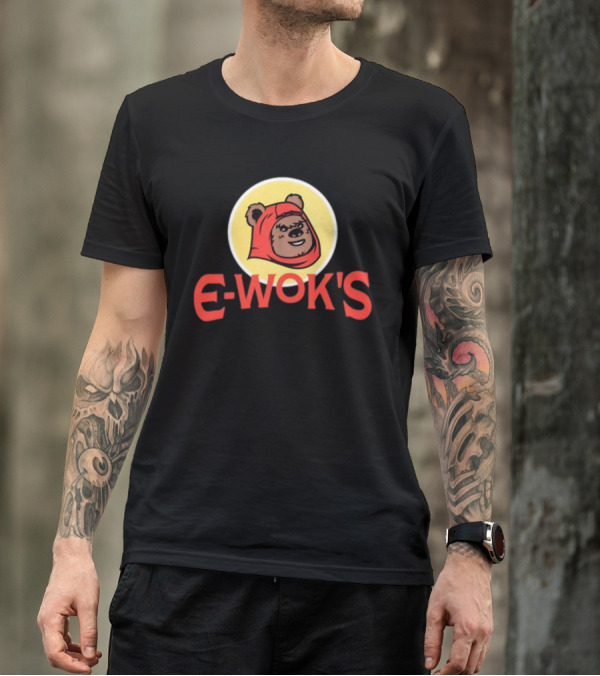 E-Wok's Cute Character In Red Hood T-Shirt