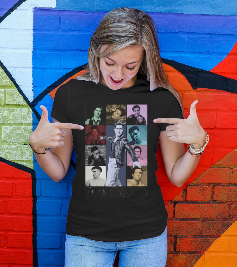 LO'GAN HENDERSON MULTICOLOR PORTRAIT COLLAGE T-Shirt