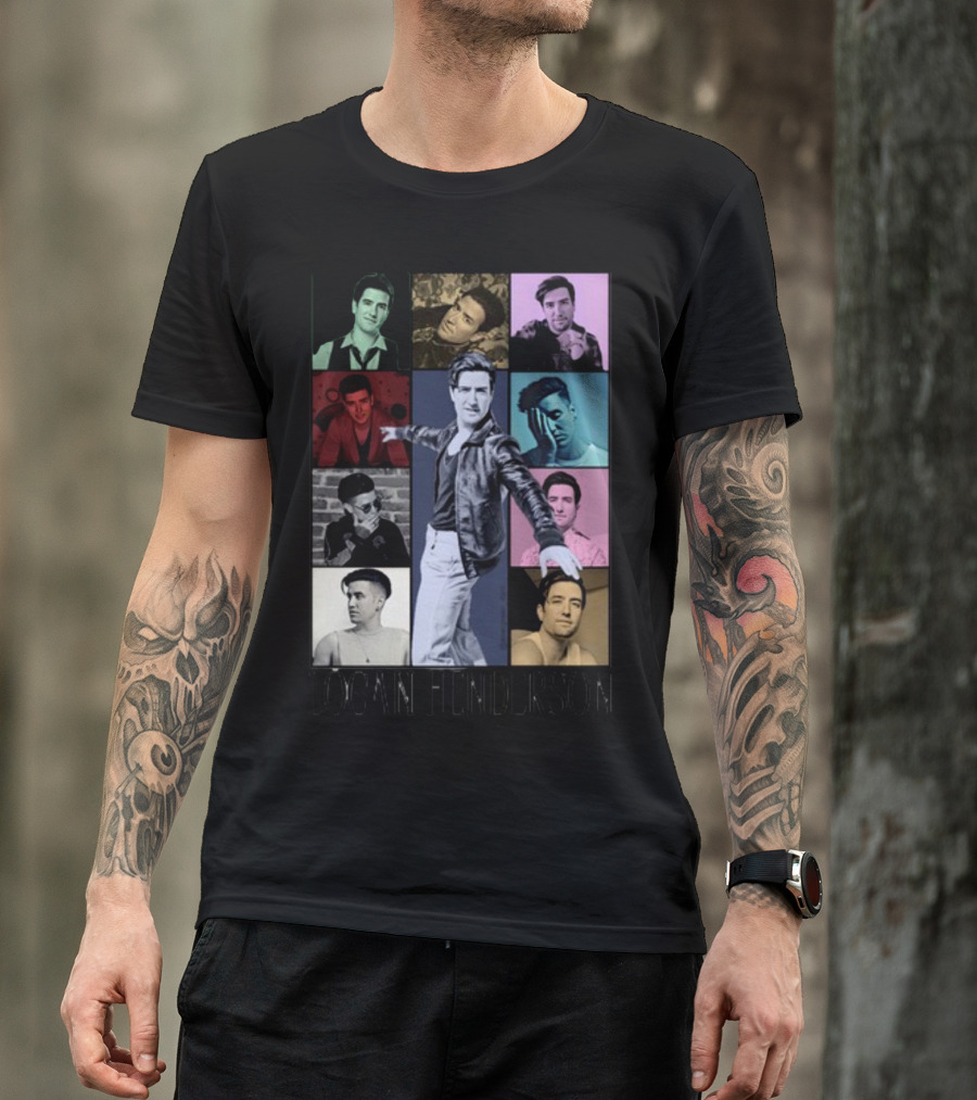 LO'GAN HENDERSON MULTICOLOR PORTRAIT COLLAGE T-Shirt
