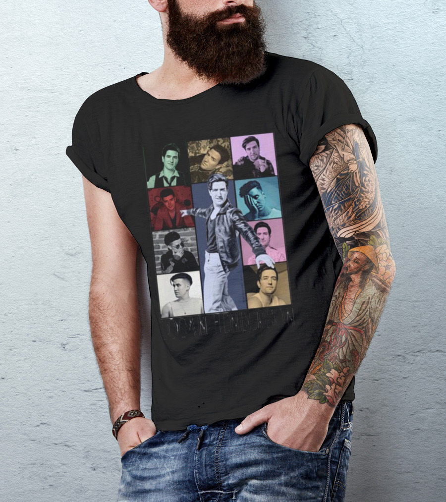 LO'GAN HENDERSON MULTICOLOR PORTRAIT COLLAGE T-Shirt