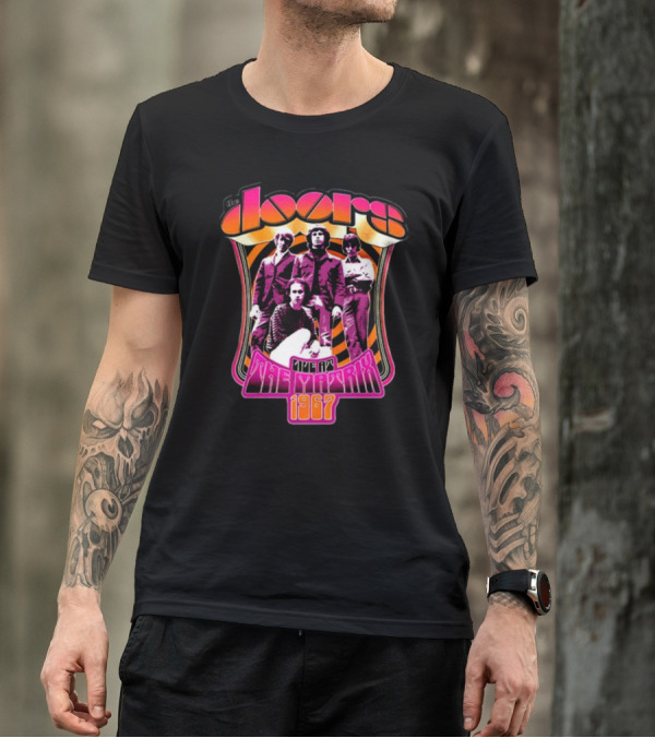 The Doors Live At The Matrix 1967 Psychedelic Band Photo T-Shirt