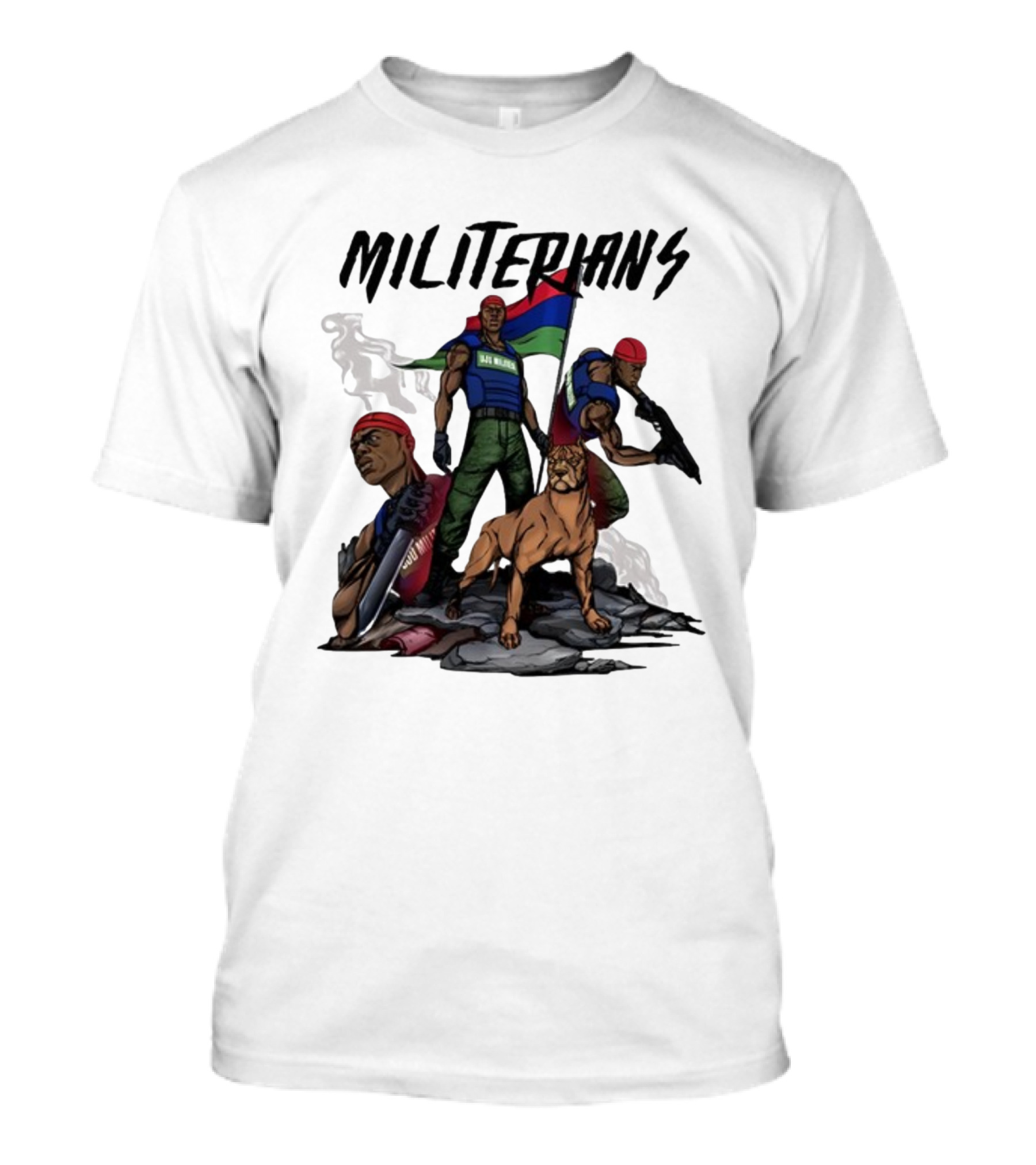 MILITERIANS Beautiful And Brutal Yard New T-Shirt