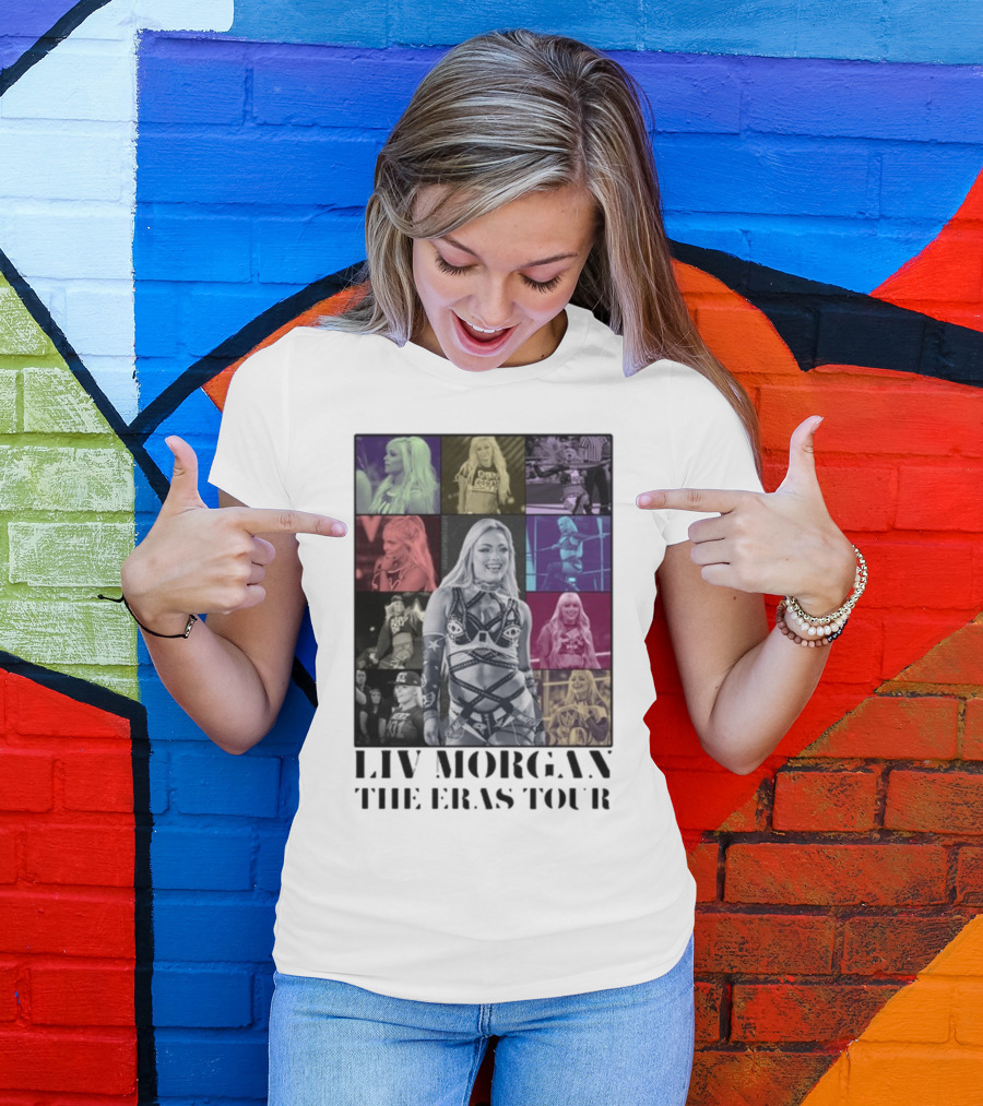 Brutallymads Liv Morgan The Eras Tour Collage T-Shirt