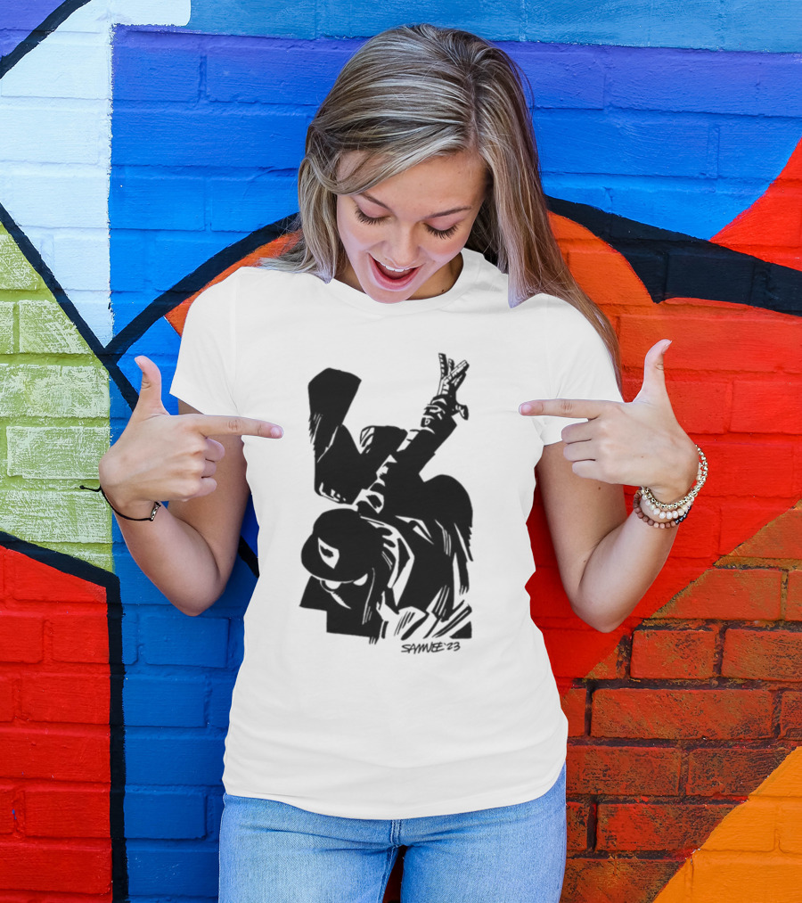 Chris Samnee '03 Spider-Man Noir Silhouette Dark T-Shirt