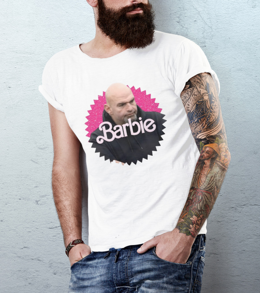 Barbie John Fetterman Hoodie Sparkle Starburst T-Shirt