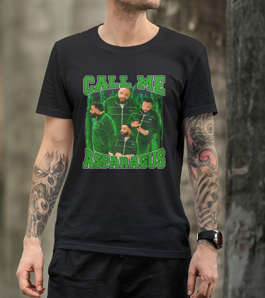 CALL ME ASPARAGUS DJ ASAHI MEME GREEN TRACKSUIT MOMENT T-Shirt