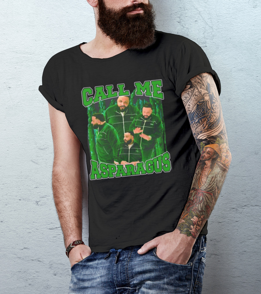 CALL ME ASPARAGUS DJ ASAHI MEME GREEN TRACKSUIT MOMENT T-Shirt