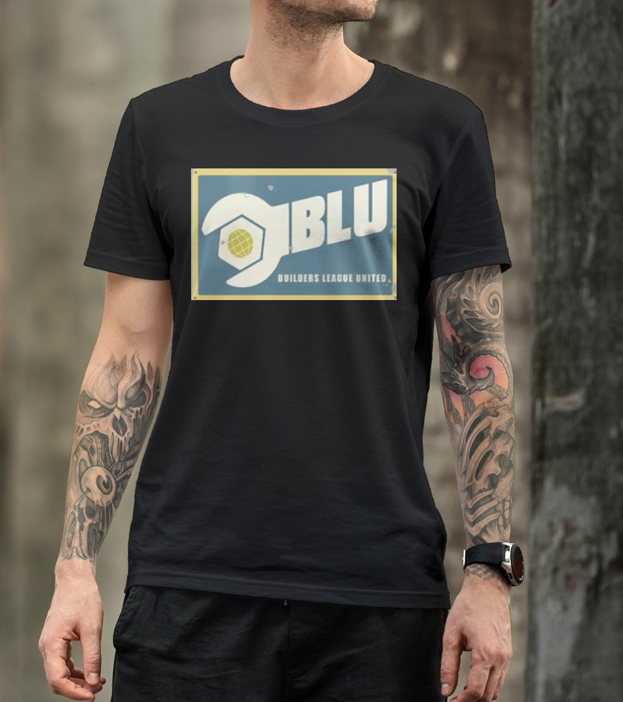Valve Blu Builders League United Logo Vintage Wrench T-Shirt