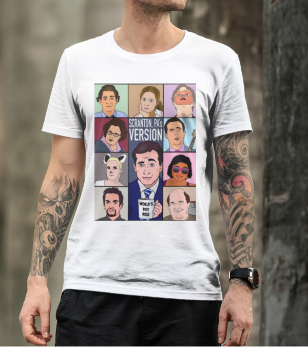 Scranton PA's Version The Office Eras World's Best Boss T-Shirt