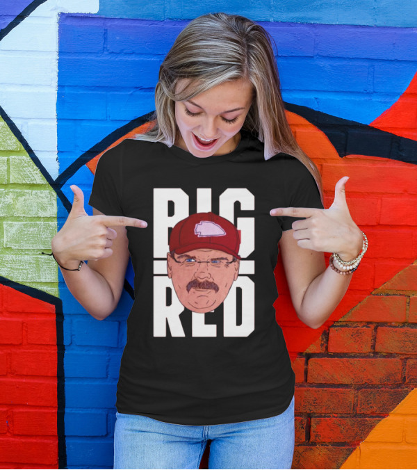 Thekyliewinfrey Andy Reid Big Red Face Illustration Chiefs Hat T-Shirt