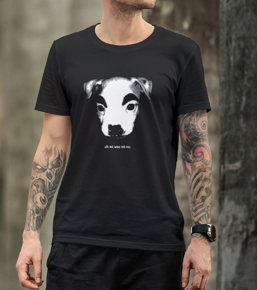 Mamono World Oh Mi Wae Mi No Dog Image T-Shirt
