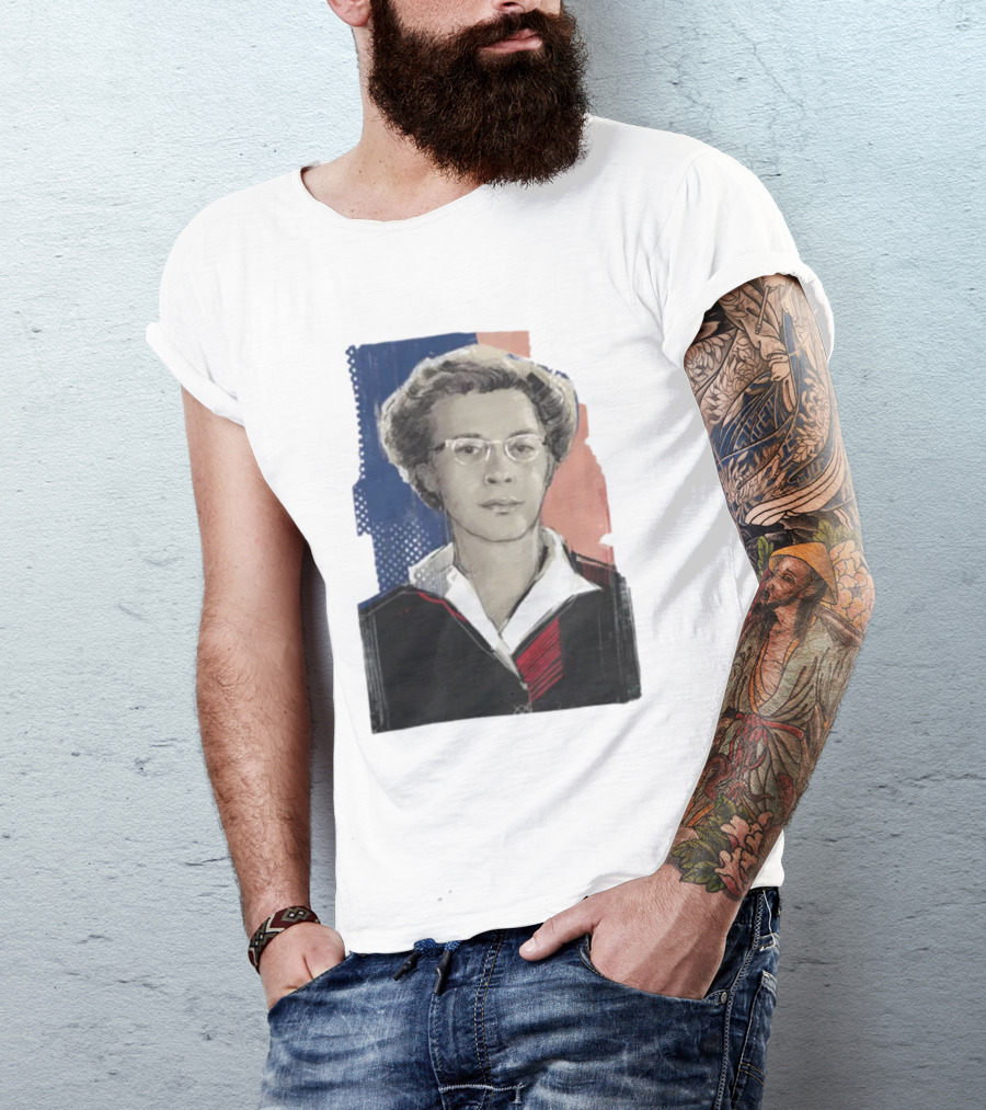 Milada Horáková Portrait With Blue T-Shirt