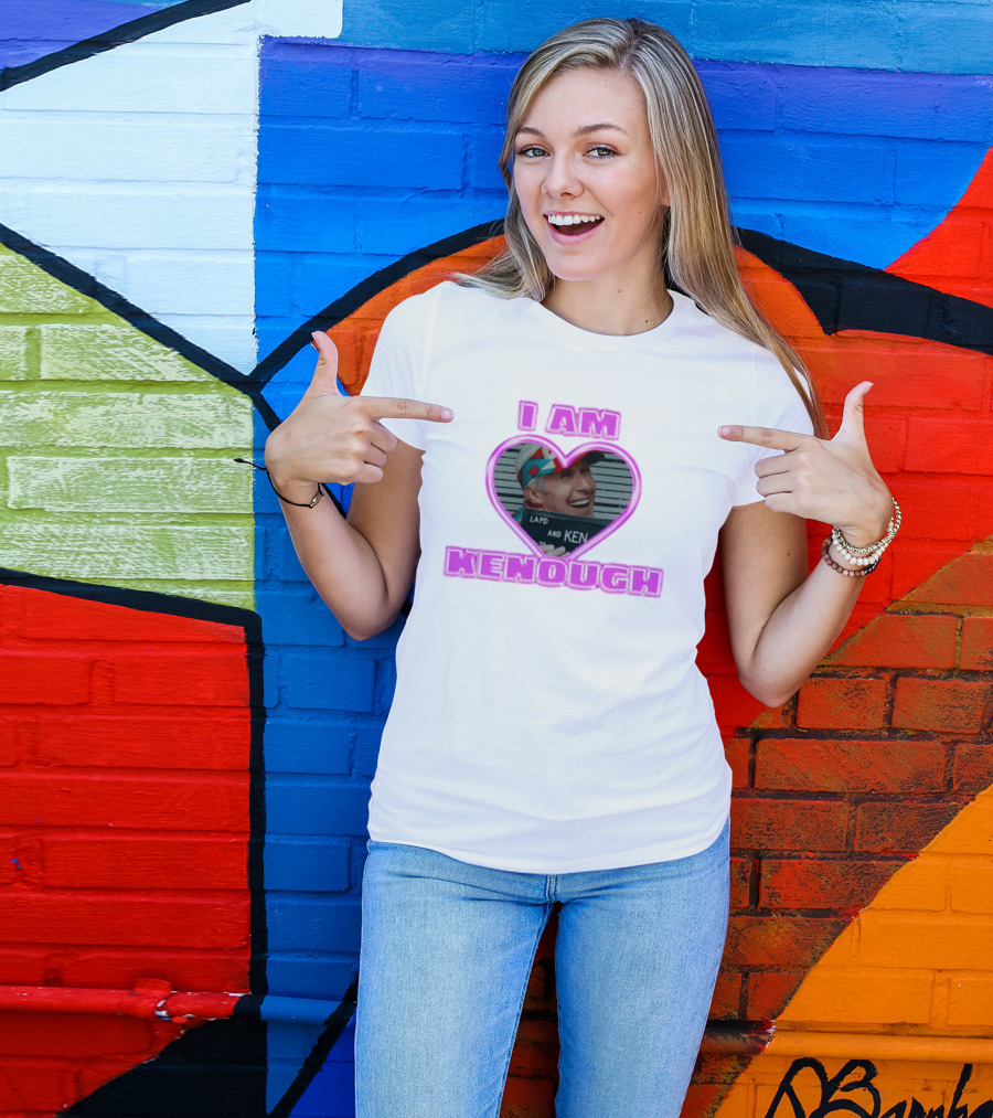 I Am Kenough Heart Sadstreet Ryan Gosling Lapo Ken T-Shirt
