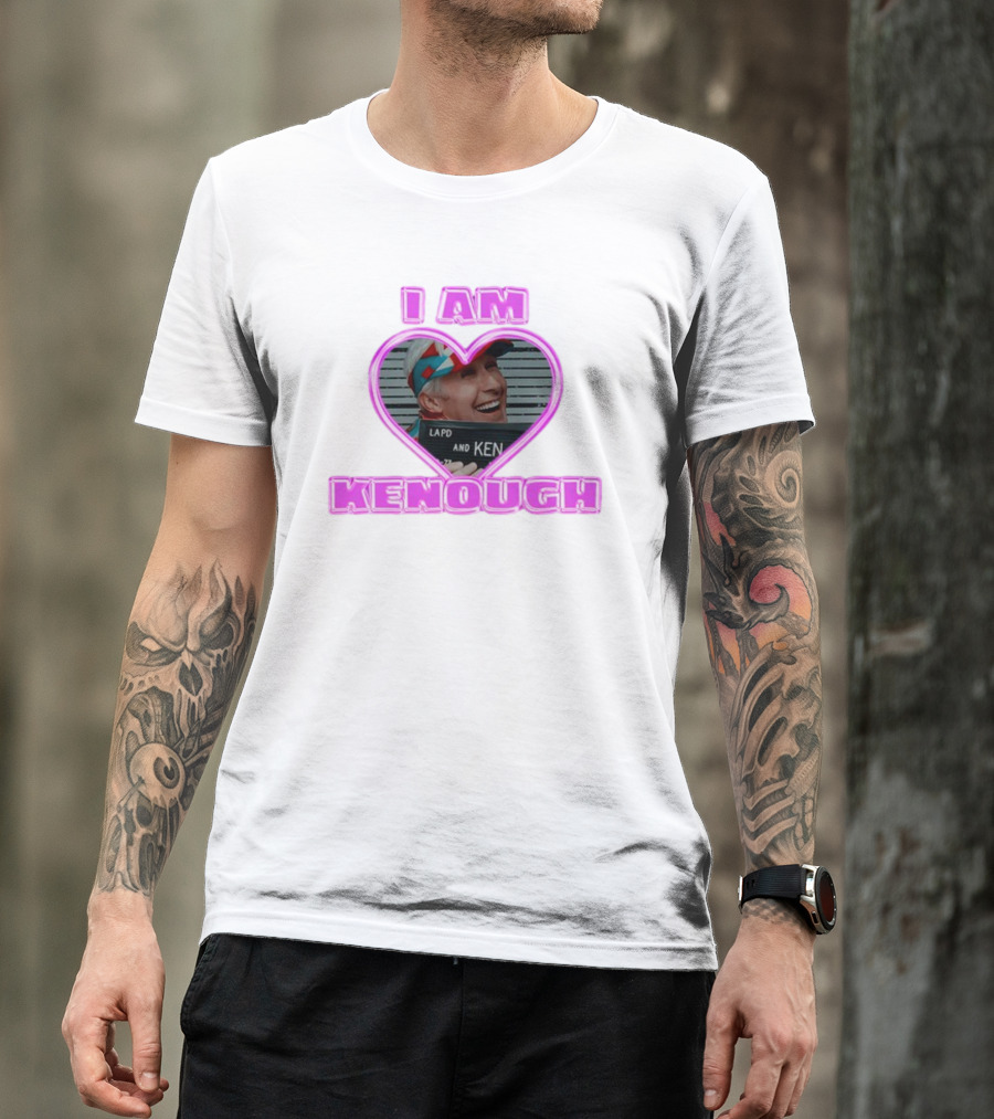 I Am Kenough Heart Sadstreet Ryan Gosling Lapo Ken T-Shirt