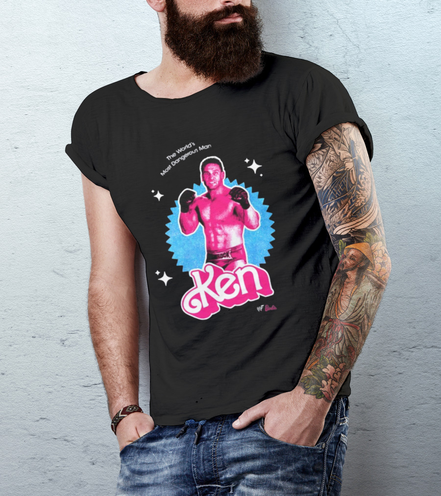 Nostalgiagland Ken The World's Most Dangerous Man Bold Retro Boxing T-Shirt