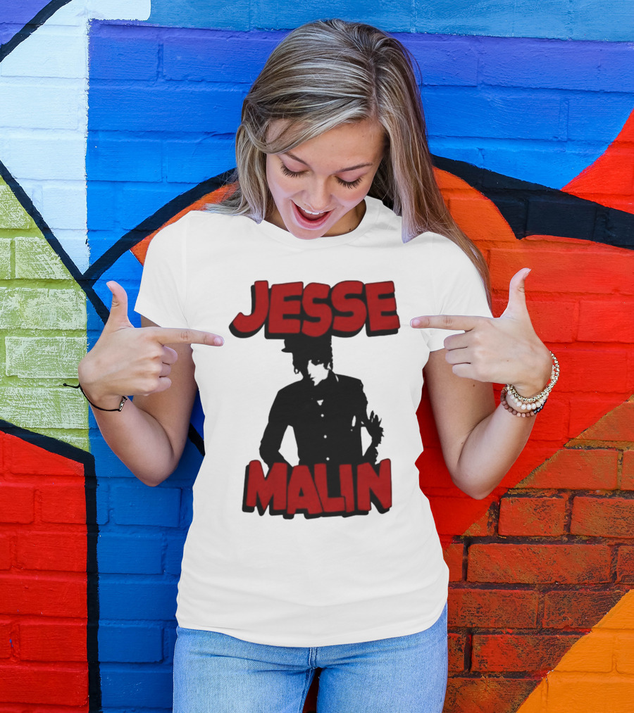 Jesse Malin Bold Red Text T-Shirt