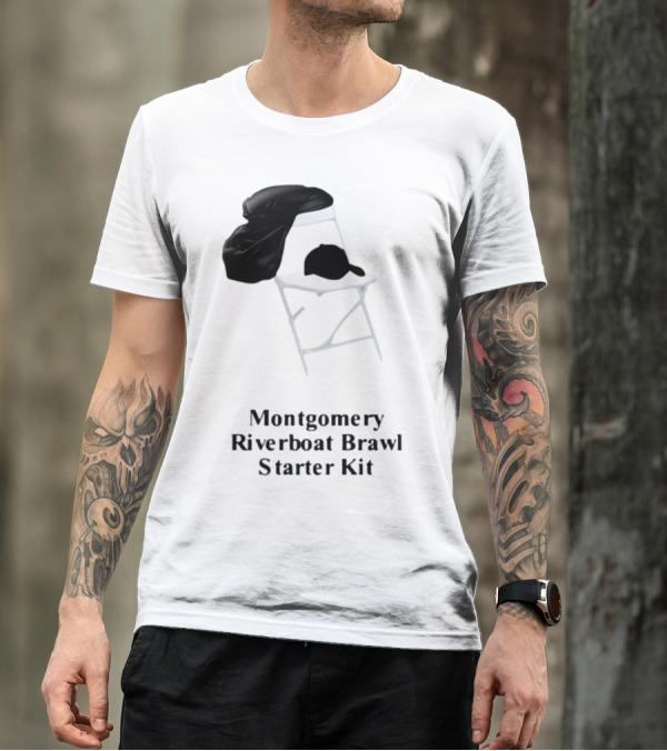 Montgomery Riverboat Brawl Starter Kit Folding Chair And Cap T-Shirt