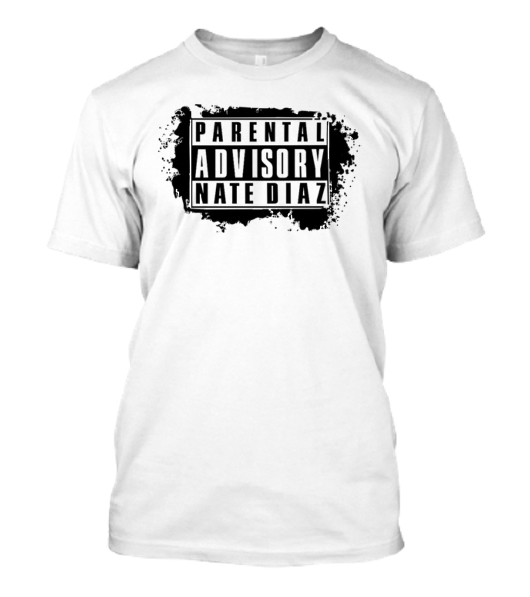 Bjpenndotcom Parental Advisory Nate Diaz UFC Fighter T-Shirt