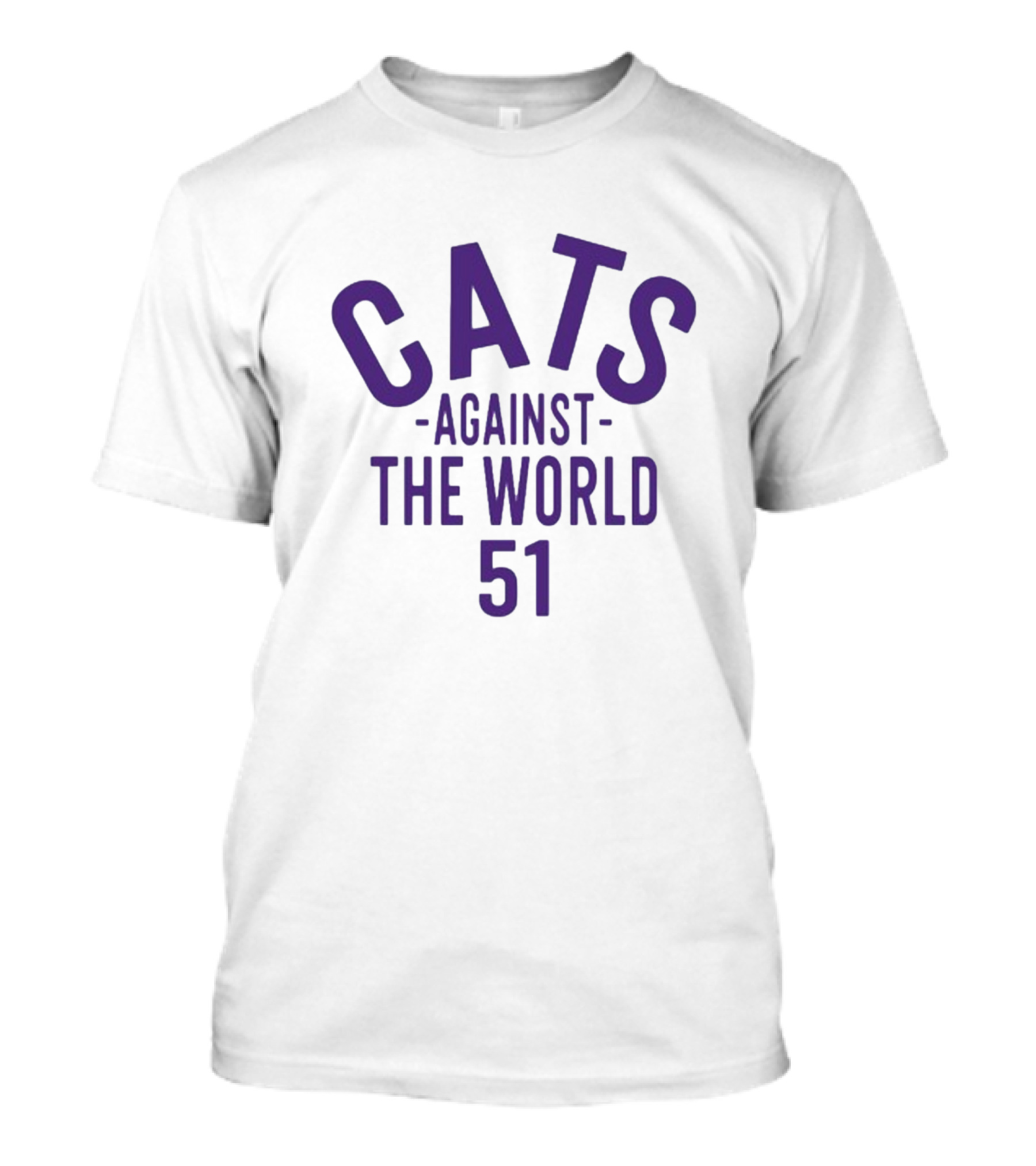 Northwestern Wildcats Cats Against The World 51 T-Shirt
