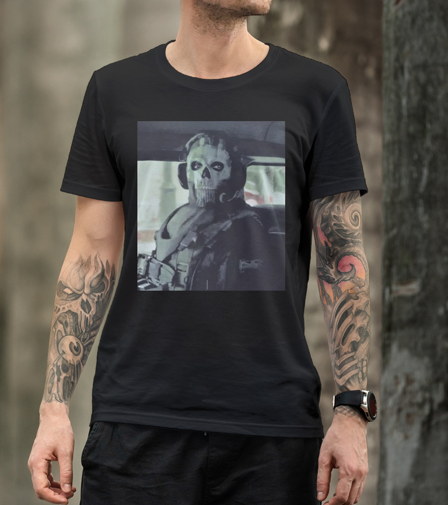 Modern Warfare II Ghost Mask Operator Stare T-Shirt