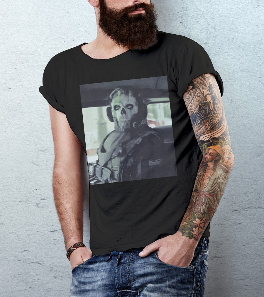 Modern Warfare II Ghost Mask Operator Stare T-Shirt