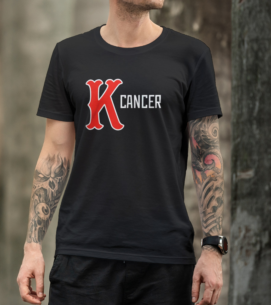 Boston Red Sox K Cancer T-Shirt