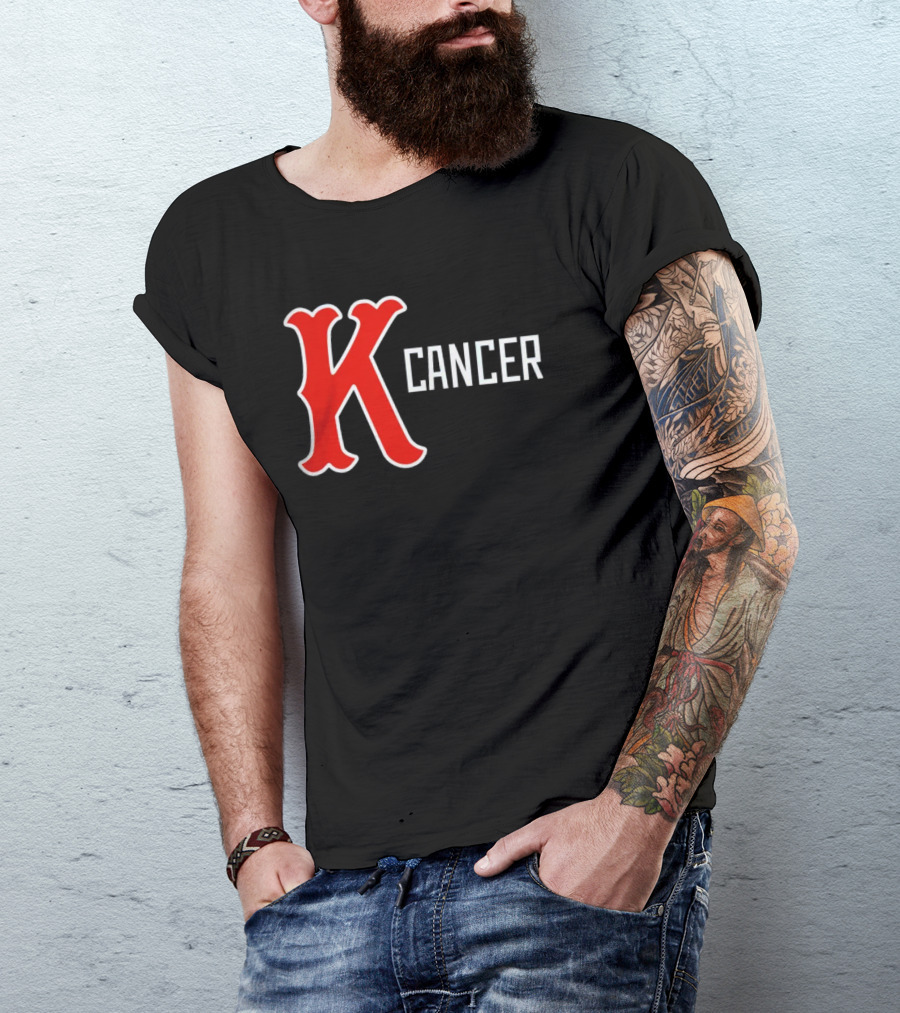 Boston Red Sox K Cancer T-Shirt