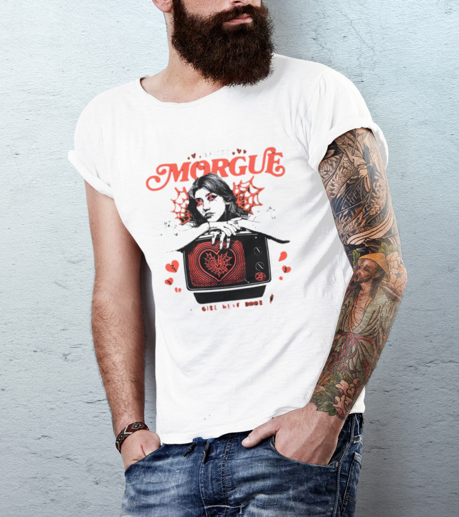 Kailee Morgue Spider Web TV Girl Next Door T-Shirt