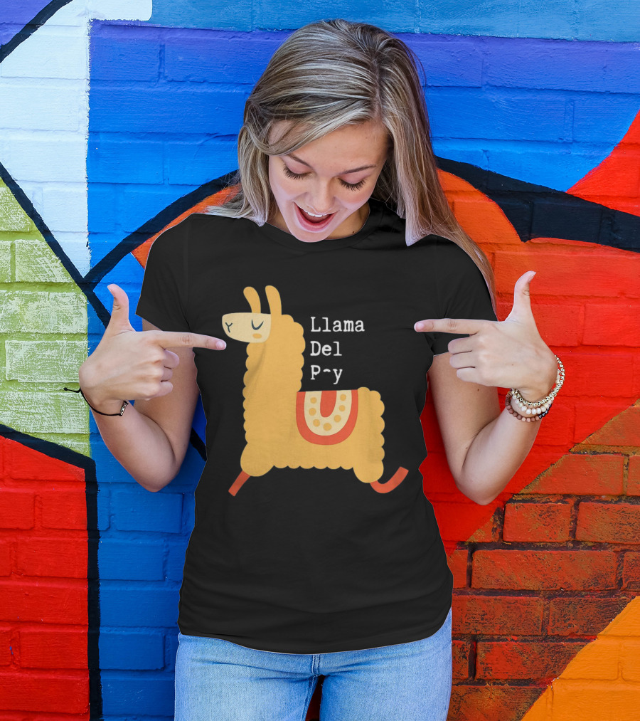 Llama Del P~y Funny Music T-Shirt