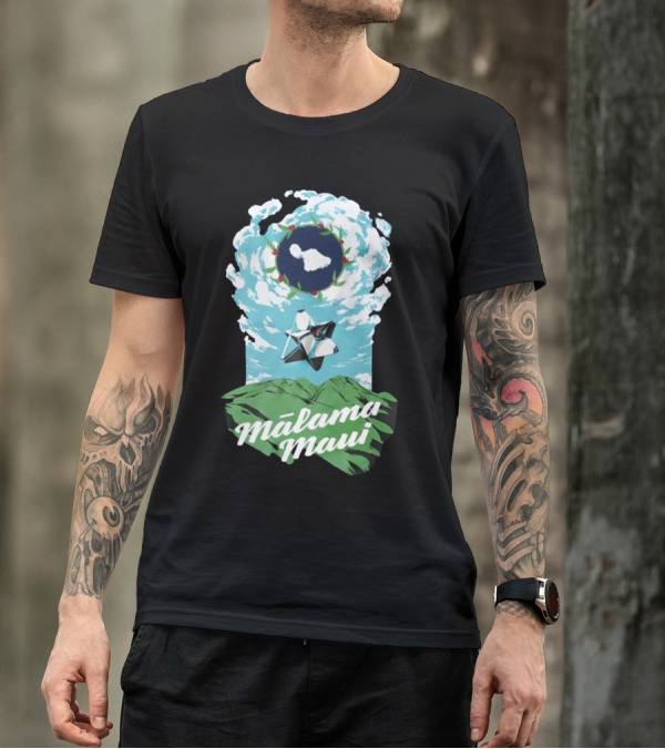 Bungie Foundation Malama Maui Island Cloud Ghost T-Shirt