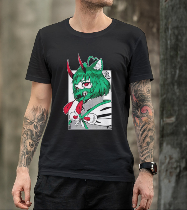 Girl Dm Bundle Anime Style Masked Character Birthday T-Shirt