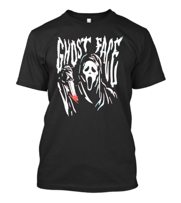 Ghost Face Wavy Scream Mask T-Shirt